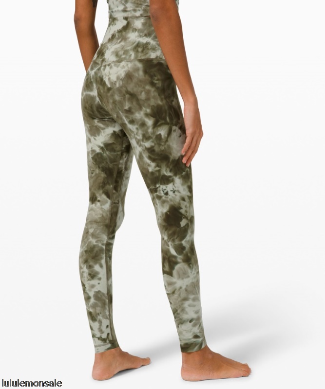 Lululemon Damen DELULU039 | Align Hochhaushose 28 Dark Olive